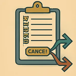 Bury the cancel link behind a 6-step survey