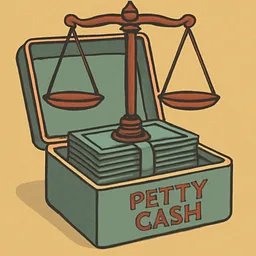 Pay the antitrust settlement fine out of petty cash